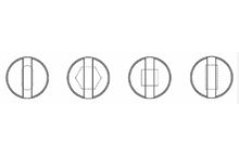 Standard Punch Keyway Positions