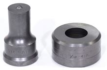 Style numbers are etched in the punch and die